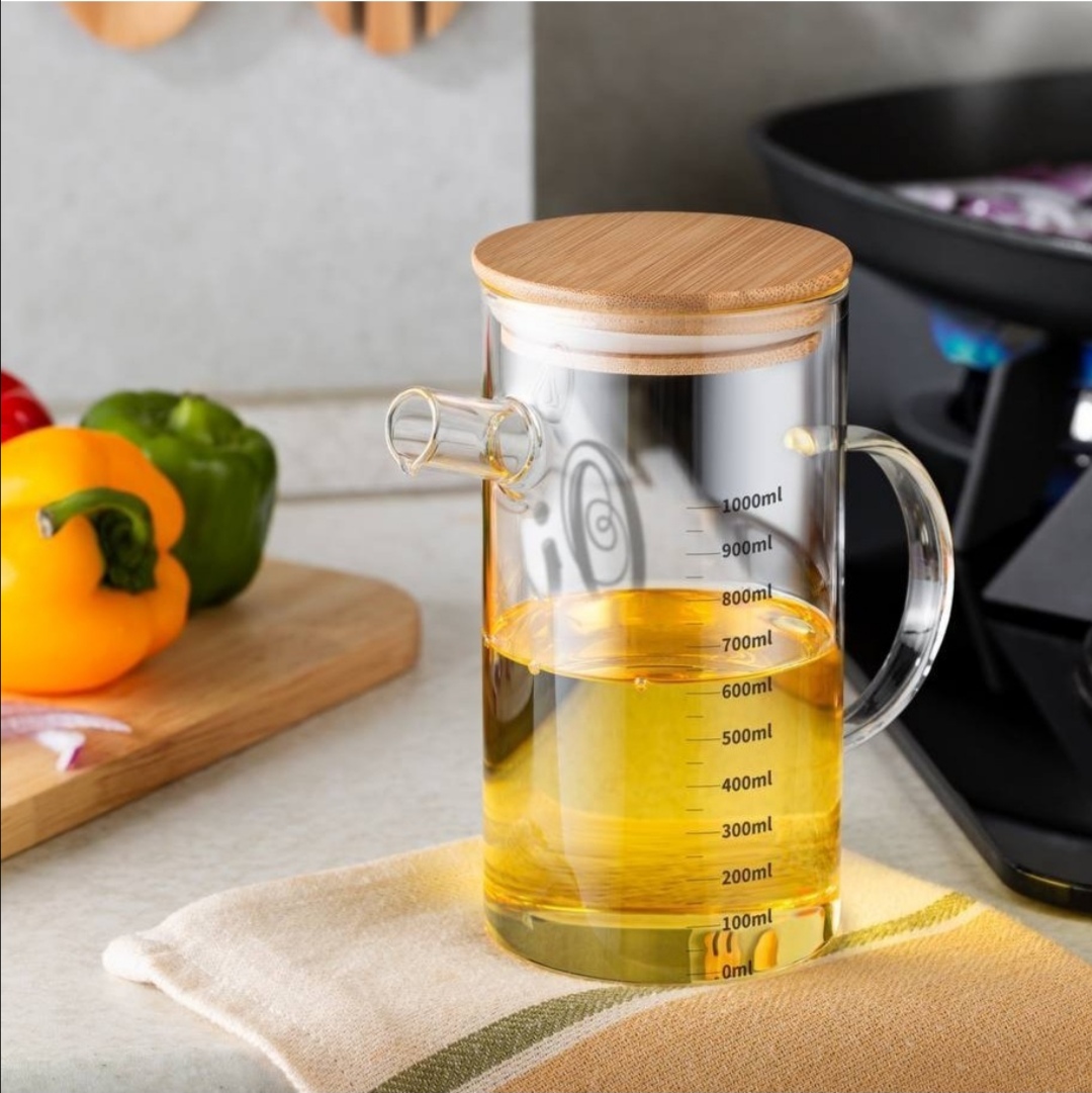 روغن ریز نشکن یک لیتری درب بامبو
