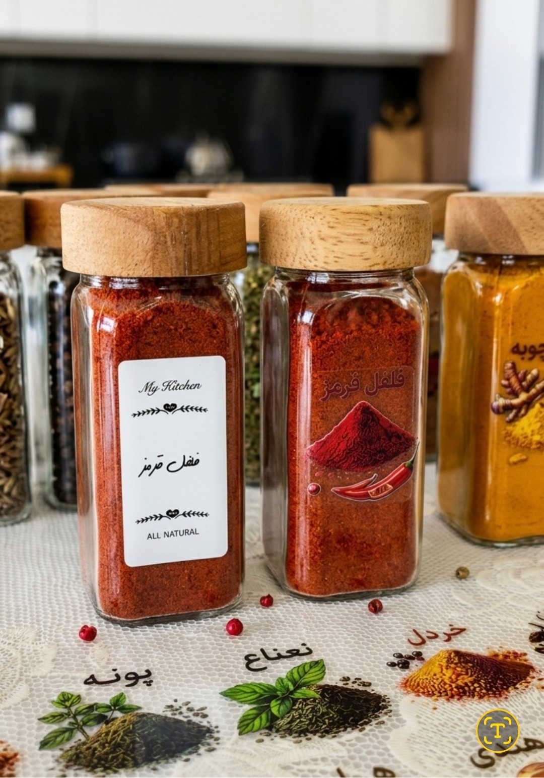 لیبل شفاف 26 عددی 